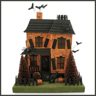 Bethany Lowe Halloween Haunted House Vintage Style Retro 10 5 Decor
