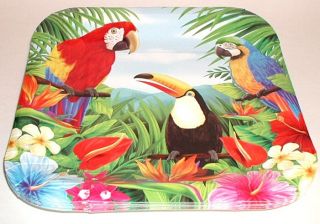 Parrot Luau Party Pack 14 Dinner Plates 20 Large Napkins