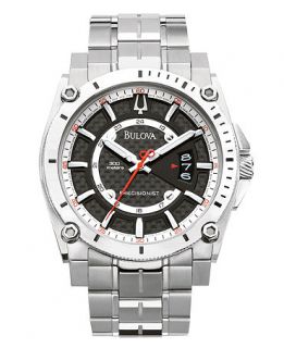 Bulova Watch, Mens Precisionist Titanium Bracelet 47mm 96B133   All