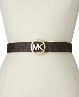 MICHAEL Michael Kors Belt, Reversible Logo with Logo Buckle