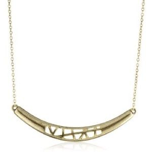 Low Luv by Erin Wasson Cage Collar Necklace in Gold