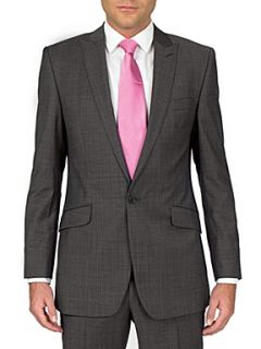 Alexandre Savile Row Striped suit jacket Charcoal   