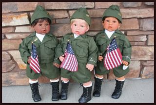 Lee Middleton Doll for Love of Country Complete Set AA Light Medium