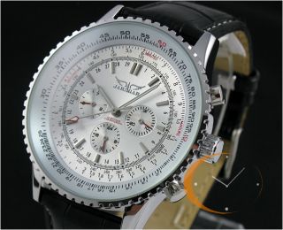 Luxury Automatic Mechanical Mens Swiss Watch Chronograph Multi