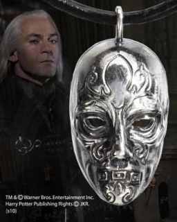 Harry Potter Death Eater Mask Pendant   Lucius Malfoy