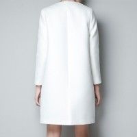 lucy s looks fashion boutique description zara frock coat in white