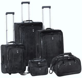 Heys Travel Concepts  Croco Luggage Set Black