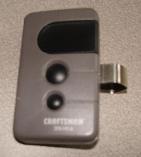 Craftsman Garage Door Opener Remote Control 3 Black Button 53753