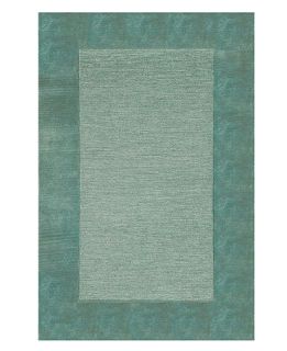 Manne Area Rug, Madrid 1300/03 Border Blue 8 x 10   Rugs