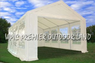 26 x 13PE Party Tent Canopy Two Colors Available White