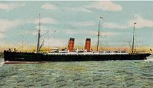 SS Carmania Naval Cover Mint Postcard Cunard
