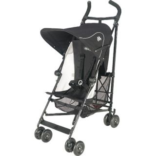 The Maclaren Volo Stroller includes a raincover / Extra large hood for