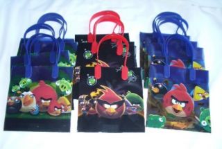 12 Pieces Angry Bird Goody Gift Bag Birthday Party Favor Supply