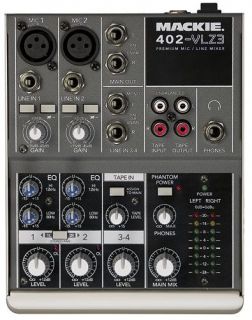 Mackie 402 VLZ3 4CH Mixer with 2 XDR Micpres EQ PA Mixer