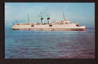 1950s SS City of Munising Auto Ferry Mackinaw City MI