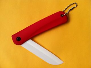 New Folding Ceramic Knife Ultra Sharp Kitchen Ceramic Cutlery Knives