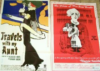 MAGGIE SMITH   MISS JEAN BRODIE + MORE 2 Original 1 Sheets   GREAT