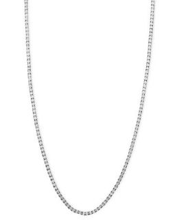 14k White Gold Necklace, 16 Box Chain   Necklaces   Jewelry & Watches