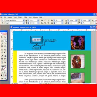 InDesign CS2 Video Tutorial Training 5 hrs DVD graphic Design mac & pc