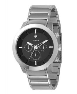 Fossil Watch, Mens Chronograph Diamond Accent Stainless Steel