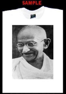 Mahatma Gandhi Custom Photo T Shirt Ghandi Gondi 1343