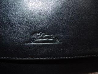 Longchamp Paris Leather Nylon Briefcase Messenger Laptop Computer Bag