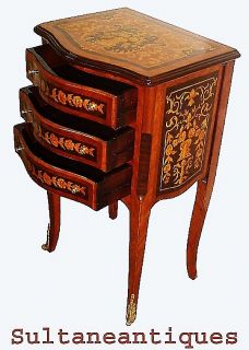 Magnificent Side Table Commode Louis XV Style
