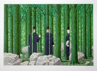 Magritte Rene René Les Enfants Trouvés Lithograph