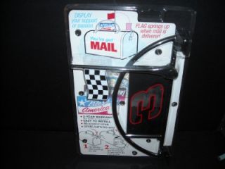 Mail Box Postal Pop Up Alert Flag Race Car Theme NIP