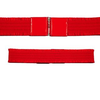 Elastic Zipper Red Hot Plus Size Belt One Size Fits All