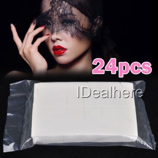 Professional Density Latex Free Cosmetic Makeup Wedges Sponge 24pcs