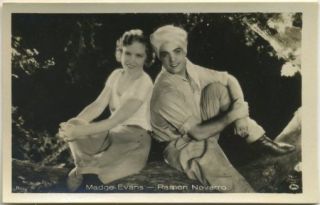 Madge Evans Ramon Novarro 1930s Batschari Series 5 German Tobacco Card