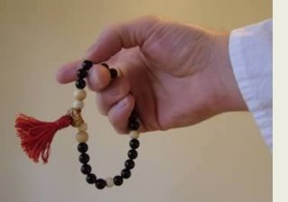 100% Real Sandalwood Japa Mala 108 Beads Prayer Hindu Real Fragrance