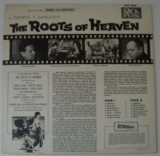The Roots of Heaven Malcolm Arnold Orig 20th Century Fox Soundtrack LP