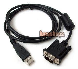 130cm USB Male to VGA 15 Pins Male Adapter Cable