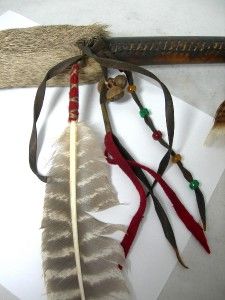 Very RARE Authentic Mandan Indian Buffalo Dance Stick