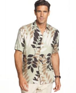 Campia Moda Shirt, Palm Print Shirt   Mens Casual Shirts