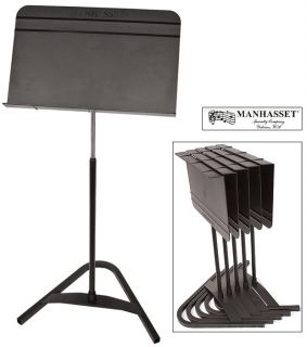 Manhasset Harmony Auto Adjustable Black Sheet Music Stand