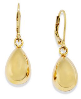 Giani Bernini 24k Gold Over Sterling Silver Earings, Double Teardrop