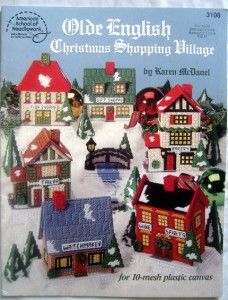 Plastic Canvas Christmas Village Pattern Books You Choose