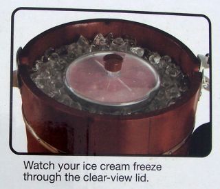 Includes everything needed to make delicious homemade ice cream