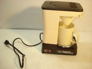 Vintage Melitta Personal Drip Coffeemaker ACM 1T/1 w/ Travel Camping