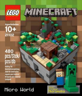 Lego 21102 Minecraft Micro World Steve Creeper Overworld Cuusoo Jinx