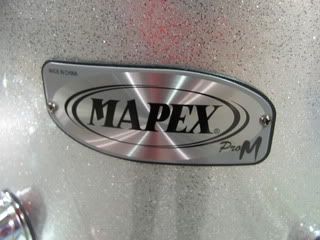 Mapex Pro M Maple Platinum Sparkle Drum Kit with Hardware 4 piece Drum
