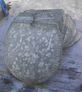 72 Maple Syrup Sap Bucket Galvanized Metal Covers Lids Ready to Use