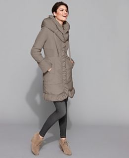 Tahari Petite Coat, Mariana Ruched Puffer