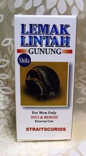 The LEMAK LINTAH GUNUNG helps to provide a climatic sexual experience