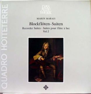 Quadro Hotteterre Marais Blockfloten Vol 2 LP German