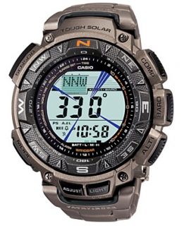 Casio Watch, Digital LCD Pathfinder Titanium Bracelet PAG240T 7