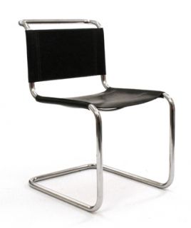 Breuer B33 Chair Authentic Gavina Pre Knoll Leather Bauhaus Eames Era